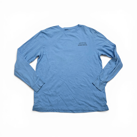 Playera Manga Larga Vineyard Vines Mediana M Azul Cielo