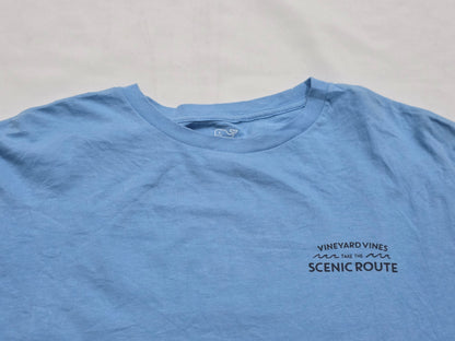 Playera Manga Larga Vineyard Vines Mediana M Azul Cielo