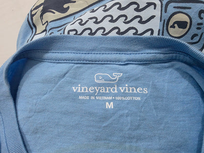 Playera Manga Larga Vineyard Vines Mediana M Azul Cielo