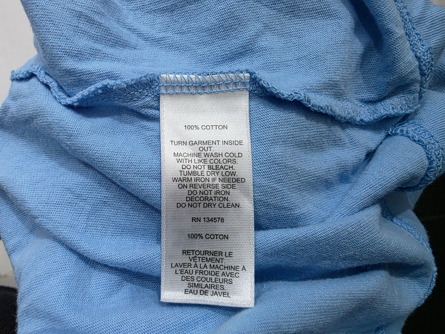 Playera Manga Larga Vineyard Vines Mediana M Azul Cielo