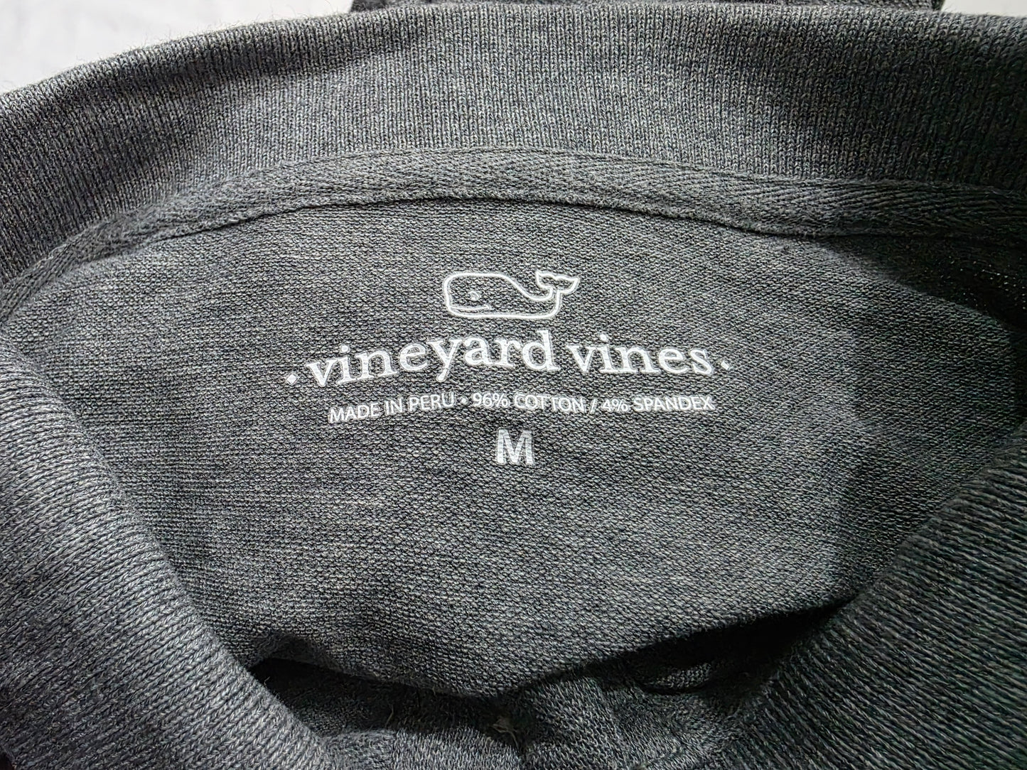 Playera Manga Larga Polo Vineyard Vines Mediana M Gris