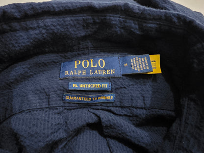 Camisa Manga Corta Ralph Lauren Mediana M Azul