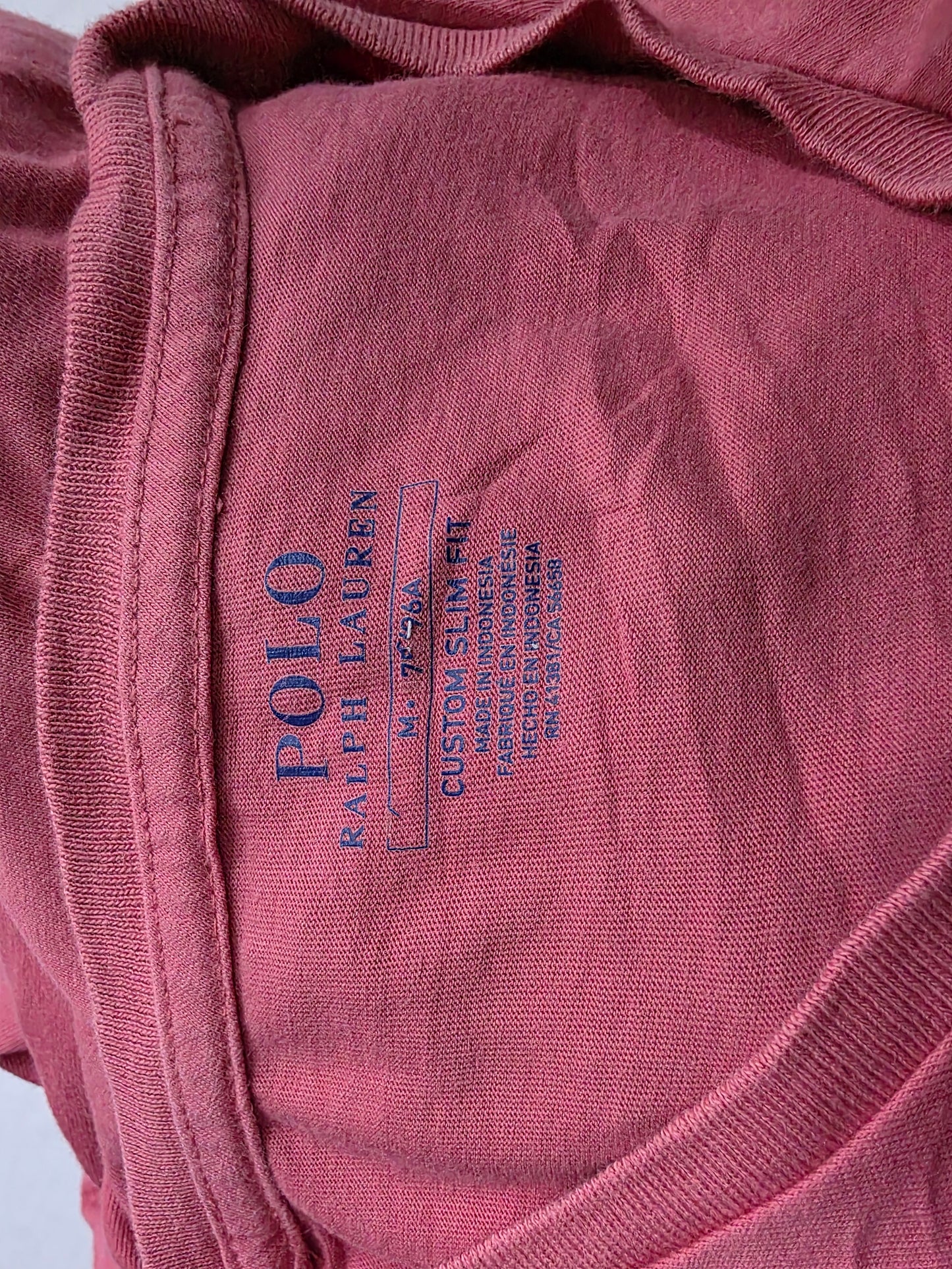 Playera Ralph Lauren Mediana M Coral