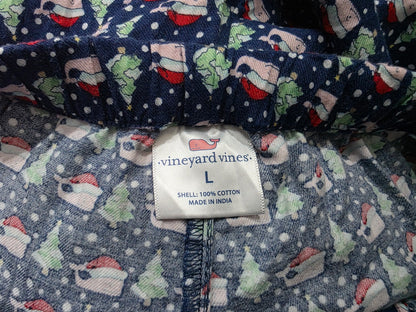 Pijama Vineyard Vines Grande L Azul Navidad