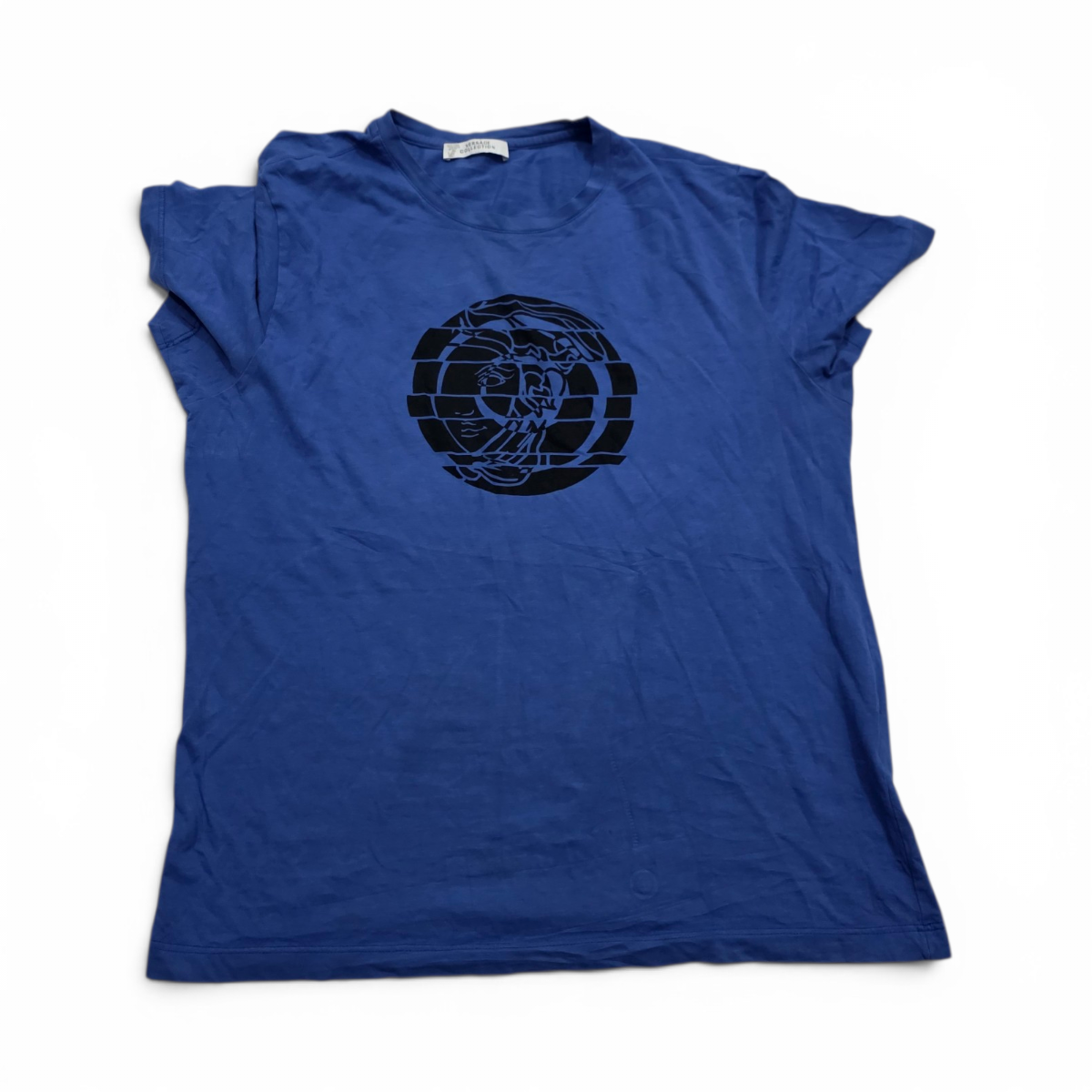 Playera Versace Collection Grande L Azul