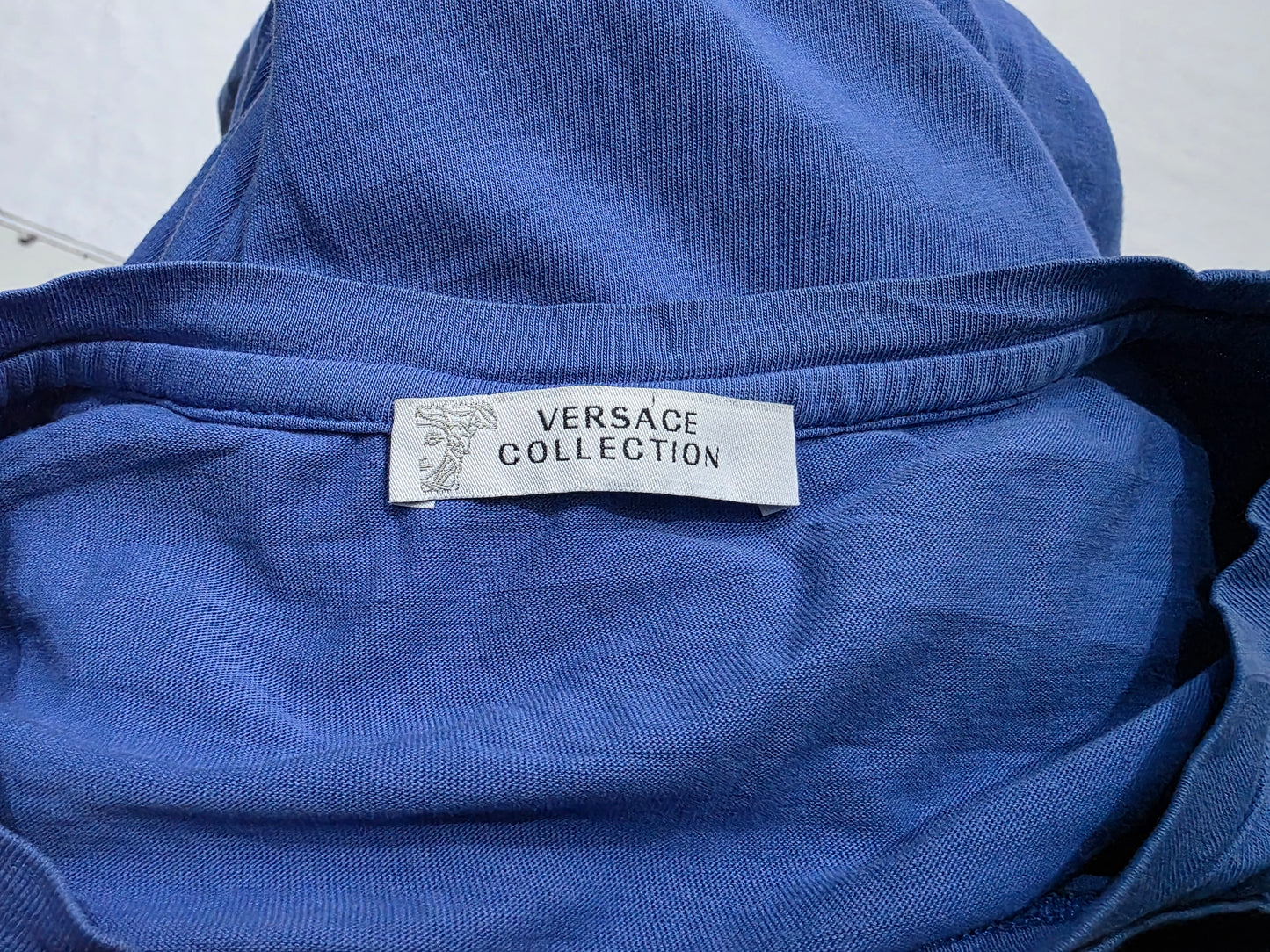 Playera Versace Collection Grande L Azul