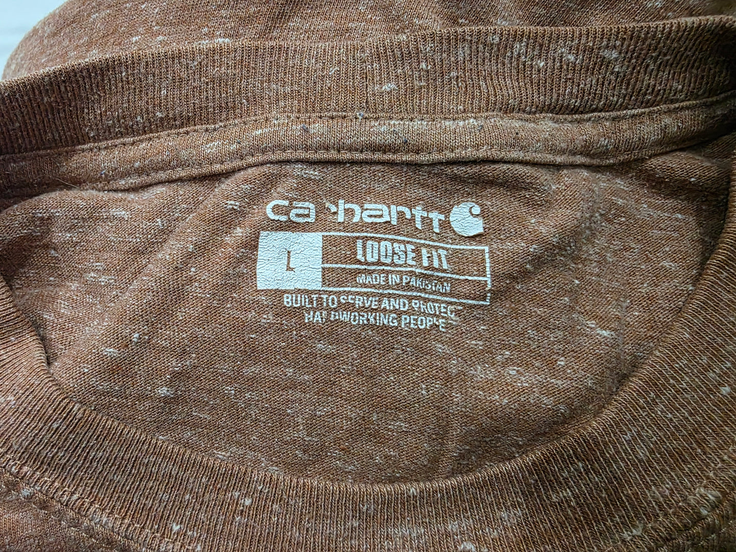 Playera Loose Fit Carhartt Grande L Naranja Oscuro