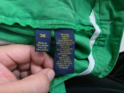 Bermuda Ralph Lauren Talla 36 Verde Deslavado Ballenas