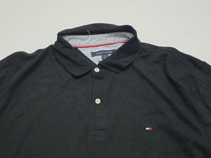 Playera Polo Custom Fit Tommy Hilfiger Grande L Negro