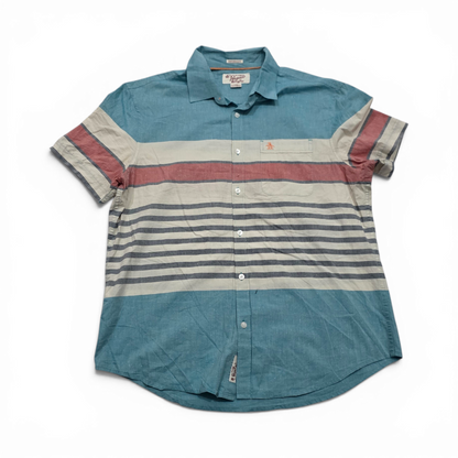 Camisa Manga Corta Penguin Grande L Azul
