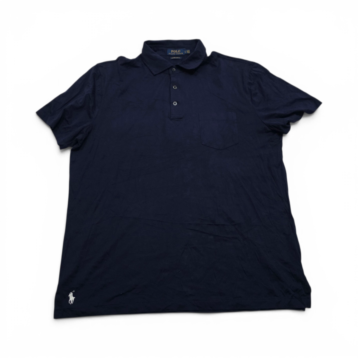 Playera Polo Custom Slimfit Ralph Lauren Grande L Azul