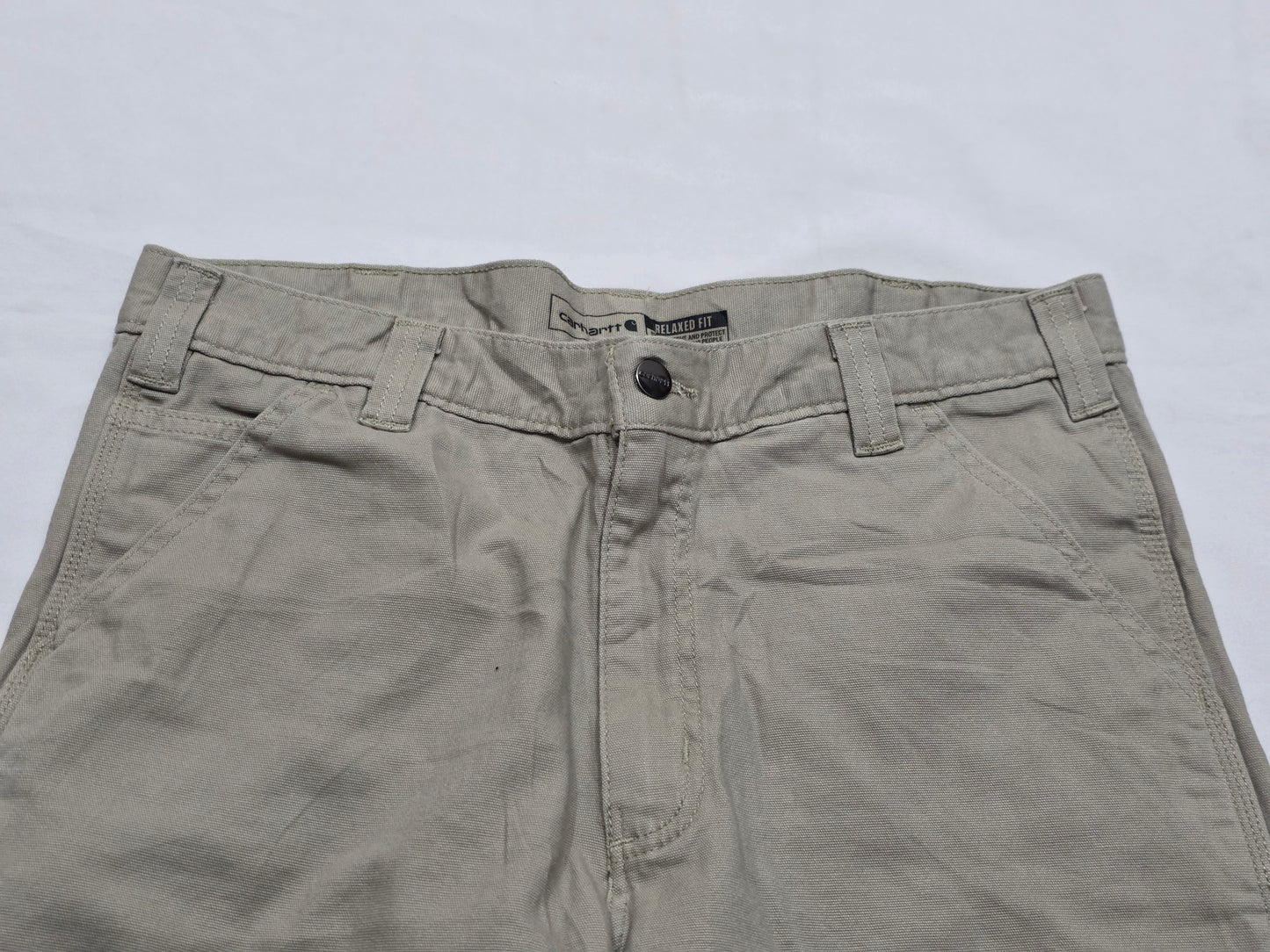 Bermuda Relaxed Fit Carhartt Talla 34 Caqui