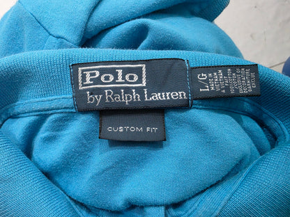 Playera Polo Customfit Ralph Lauren Grande L Azul Pony Rosa
