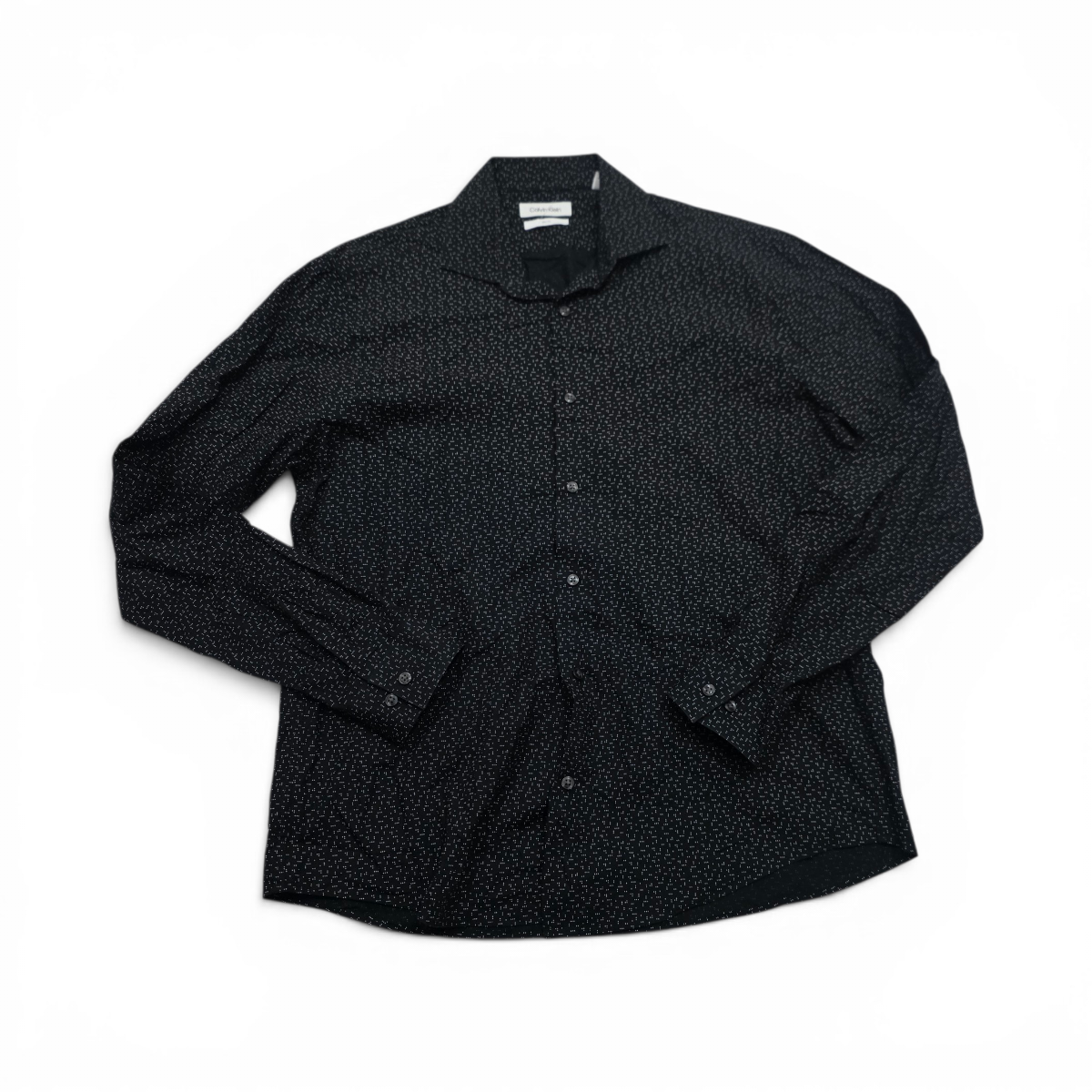 Camisa Calvin Klein Grande L Negro Puntos