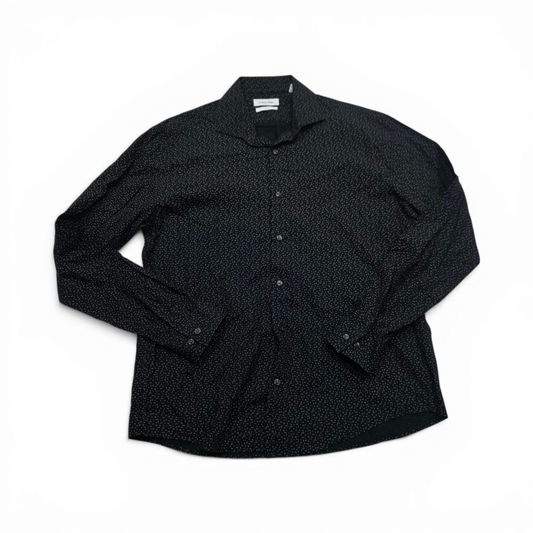 Camisa Calvin Klein Grande L Negro Puntos
