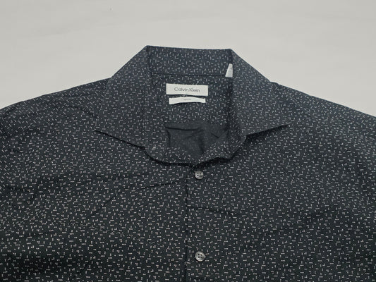 Camisa Calvin Klein Grande L Negro Puntos
