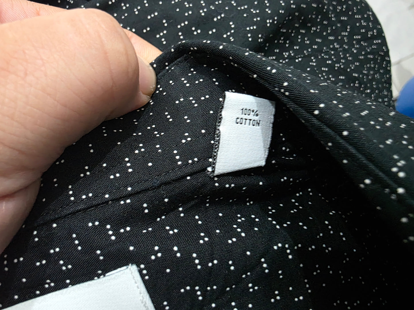 Camisa Calvin Klein Grande L Negro Puntos