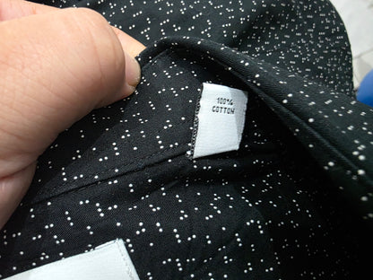 Camisa Calvin Klein Grande L Negro Puntos