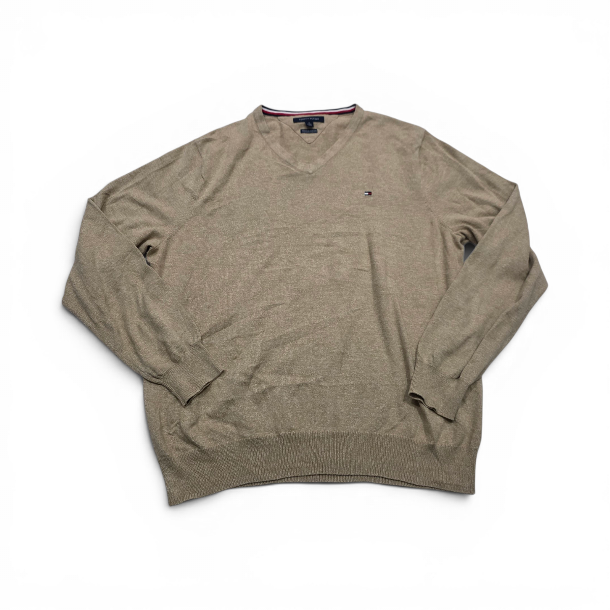 Sueter Tommy Hilfiger Xgrande Xl Cafe Algodon Premium