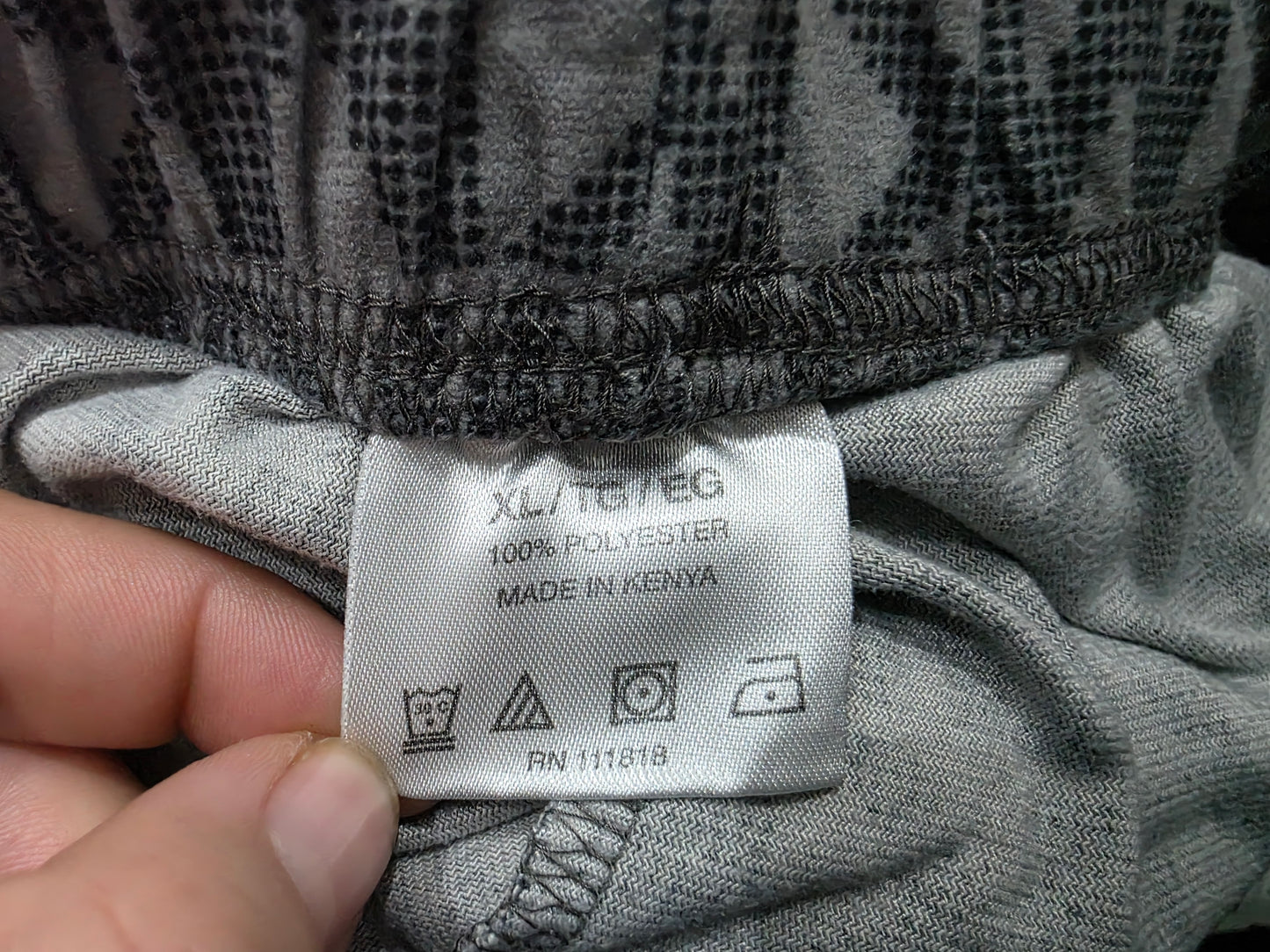 Pijama Michael Kors Xgrande Xl Gris Letras