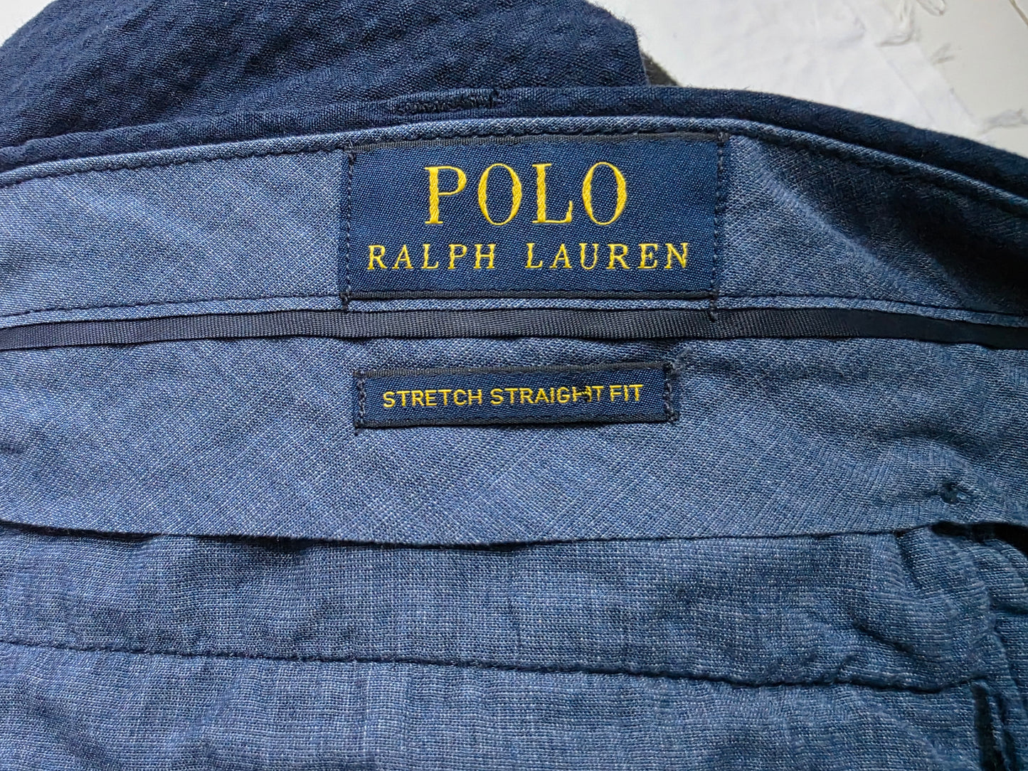 Bermuda Ralph Lauren Talla 40 Azul Stretch Recto