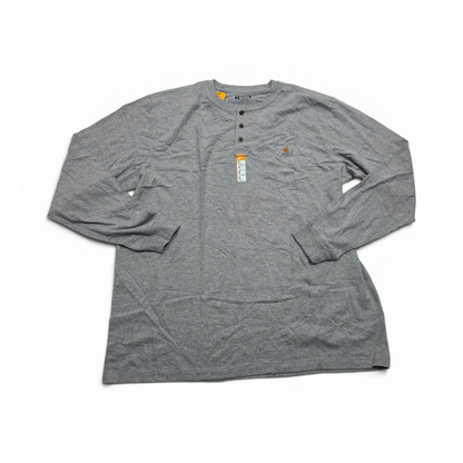 Playera Manga Larga Carhartt Xgrande Xl Gris Loose Fit Alto