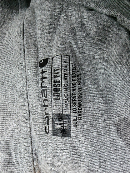 Playera Manga Larga Carhartt Xgrande Xl Gris Loose Fit Alto