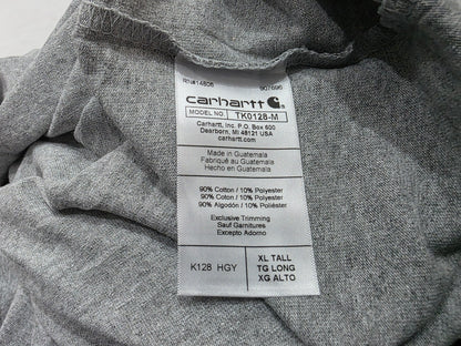 Playera Manga Larga Carhartt Xgrande Xl Gris Loose Fit Alto