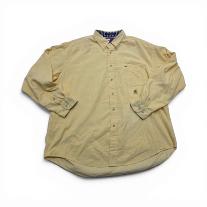 Camisa Tommy Hilfiger Xgrande Xl Amarillo Retro