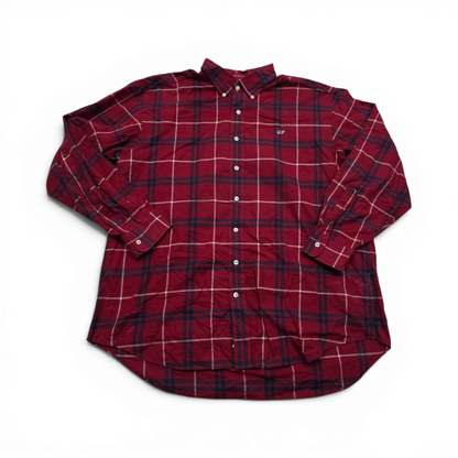 Camisa Vineyard Vines Xgrande Xl Whale Shirt Cuadro Rojo