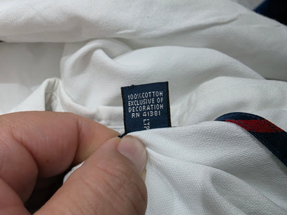 Camisa Ralph Lauren Xgrande Xl Classic Fit Blanca Pony Color
