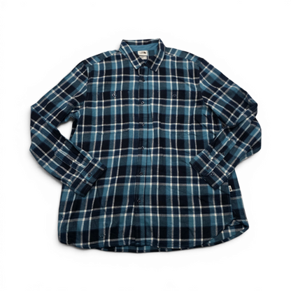 Camisa Ralph Lauren Xgrande Xl Azul Cuadro Franela