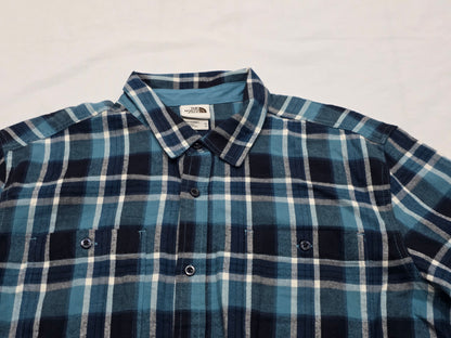 Camisa Ralph Lauren Xgrande Xl Azul Cuadro Franela