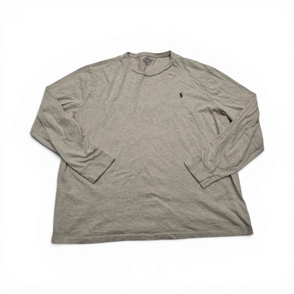 Playera Manga Larga Ralph Lauren 2xl Cafe Pony Cafe