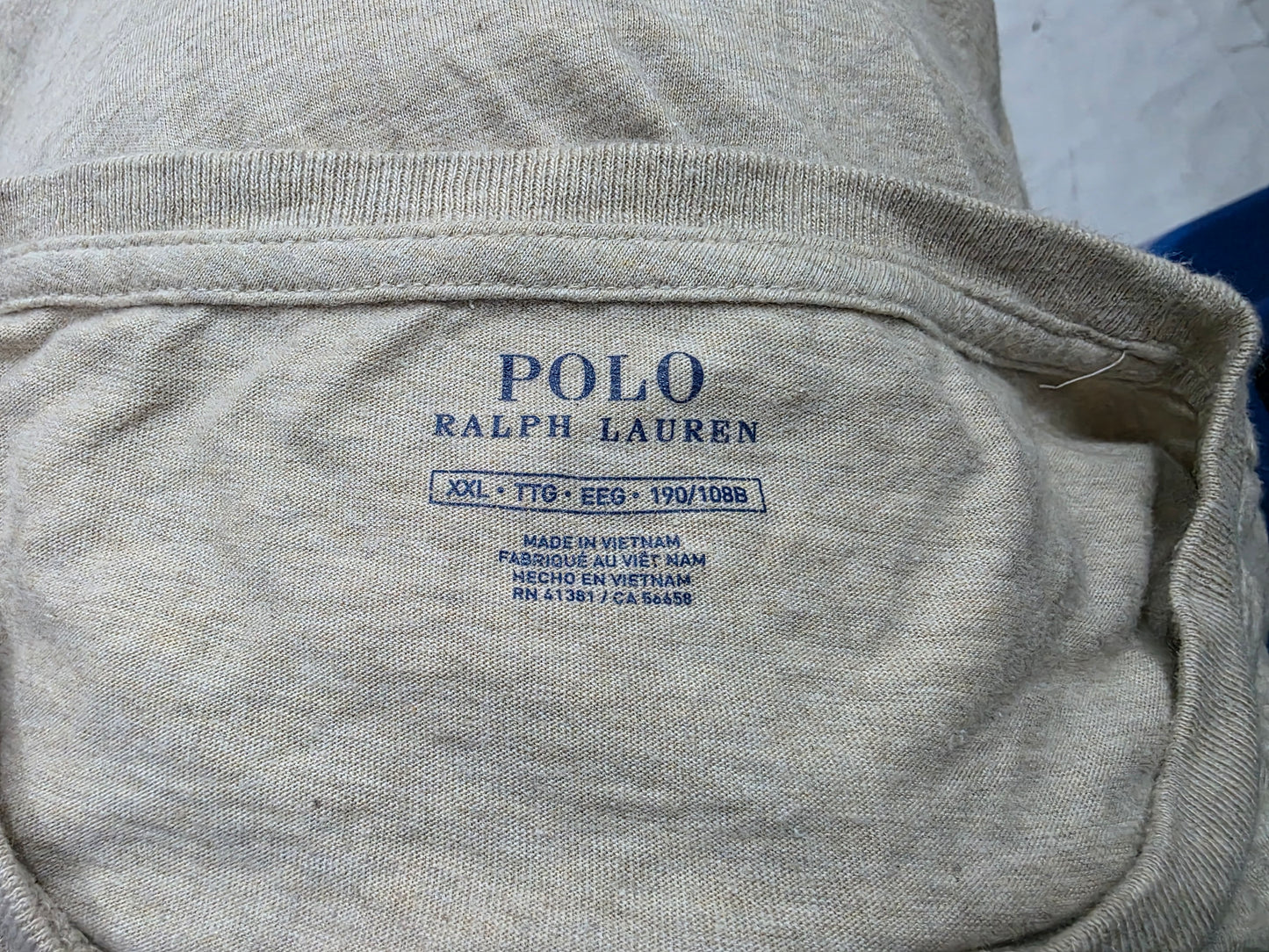 Playera Manga Larga Ralph Lauren 2xl Cafe Pony Cafe