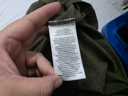 Playera Manga Larga Ralph Lauren 2xl Verde Pony Naranja