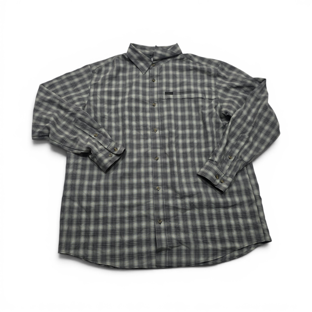 Camisa Columbia 2xl Verde Cuadro