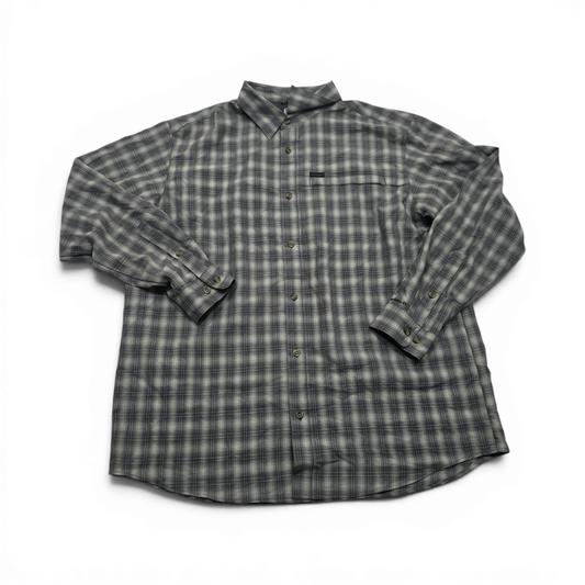 Camisa Columbia 2xl Verde Cuadro