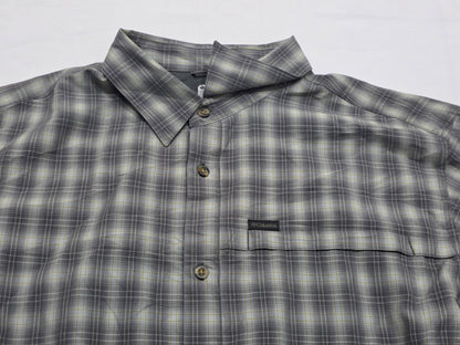 Camisa Columbia 2xl Verde Cuadro