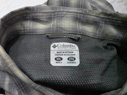 Camisa Columbia 2xl Verde Cuadro