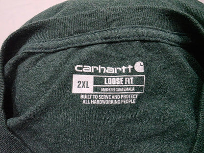 Playera Carhartt 2xl Loose Fit Verde