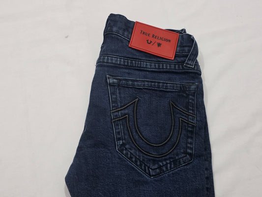 Pantalon Recto Manchester United True Religion Talla 30 Azul (Usado)