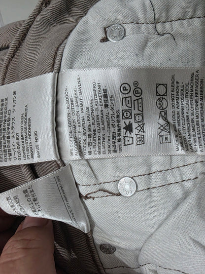 Pantalon Recto Levis 514 31x30 Cafe Deslavado (Usado)