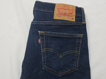 Pantalon Slimfit Levis 511 32x30 Azul (Usado)