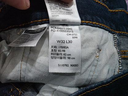 Pantalon Slimfit Levis 511 32x30 Azul (Usado)