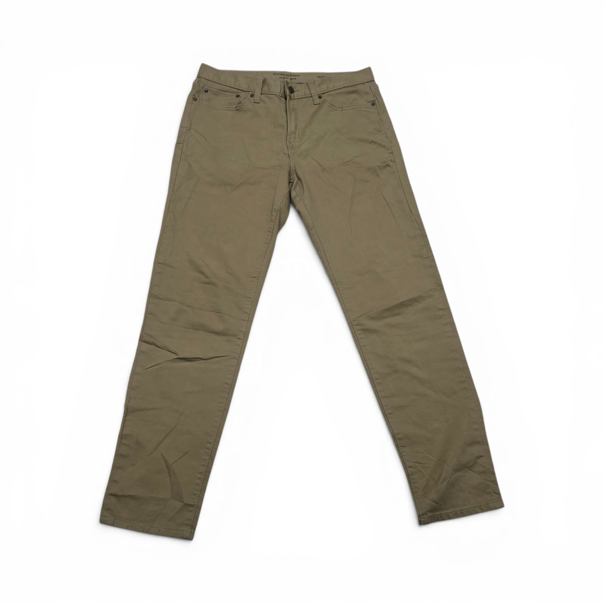 Pantalon Athletic Fit Traveler Banana Republic 32x32 Cafe (Usado)