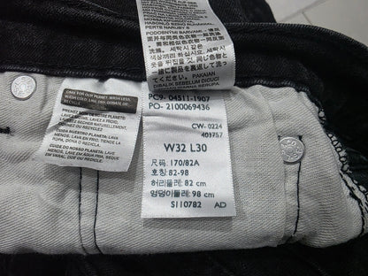 Pantalon Slimfit Levis 511 32x30 Negro (Usado)