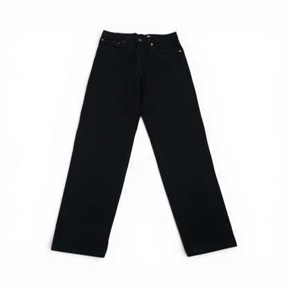 Pantalon Recto Vintage Levis 550 33x32 Negro (Usado)