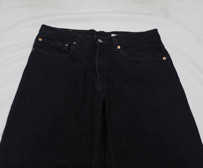 Pantalon Recto Vintage Levis 550 33x32 Negro (Usado)