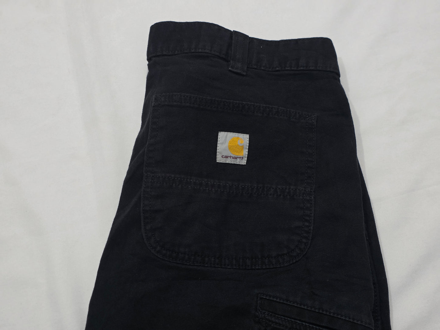 Pantalon Relaxed Fit Carhartt 33x30 Negro (Usado)